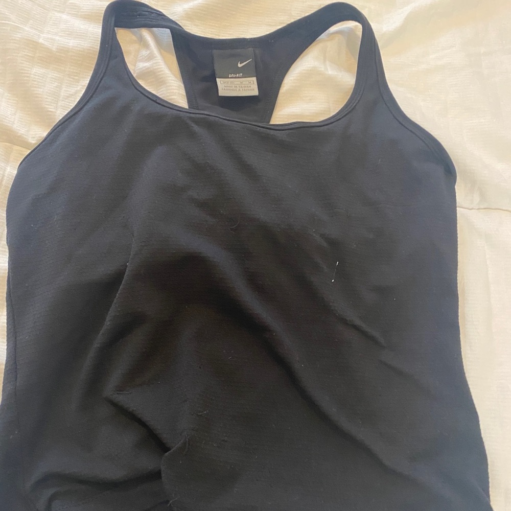 Women’s black tank top